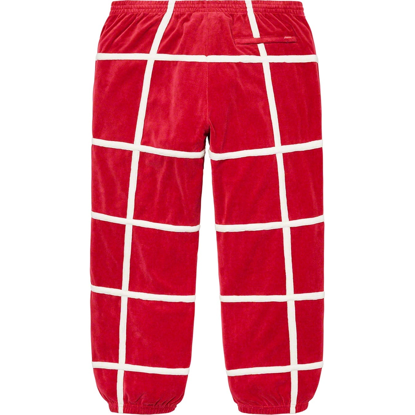 Grid Taping Velour Pant view 5